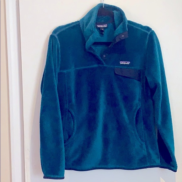 SOLD: Patagonia Teal pullover size W M 🌎🌝🌲 - Picture 5 of 9